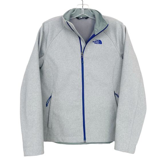 The North Face Gray Full Zip Jacket Sz M - Picture 1 of 7